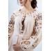 Embroidered boho dress "Charm" Beige